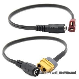 Ecvn goggles charger cable charging cable adapter xt60/t to dc 5.5×2.1mm for skyzon