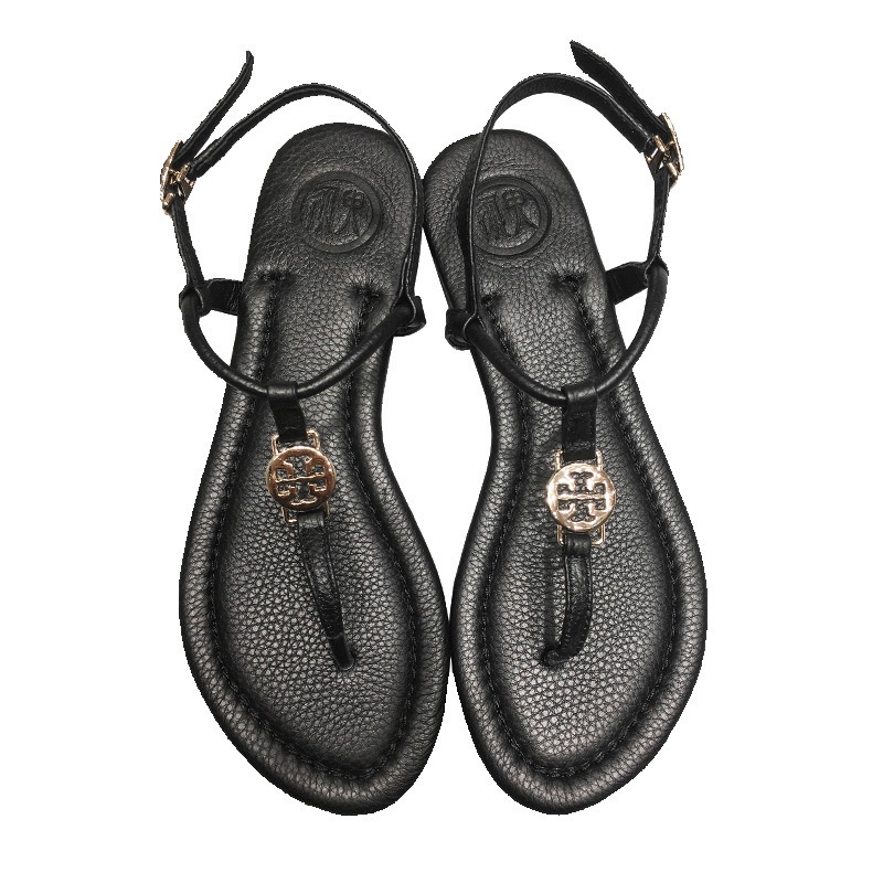 Giày Sandal Hở Mũi Bằng Da Thật Phong Cách La Mã Thời Trang Mùa Hè2023 Cỡ 41 42