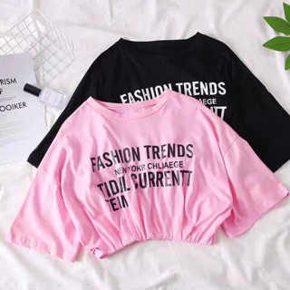 Áo Thun croptop form rộng