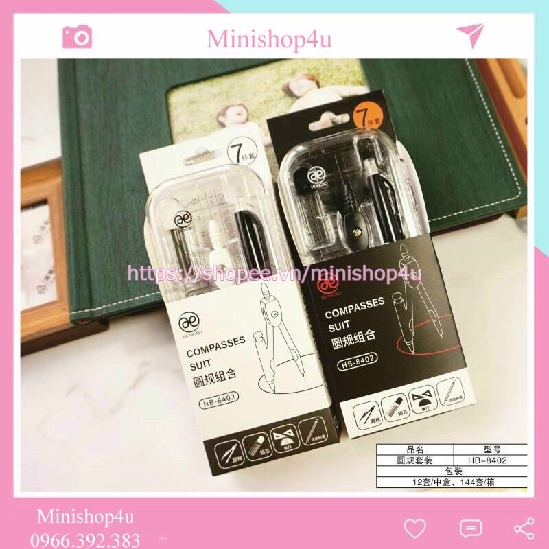 bộ dụng cụ đồ dùng học tập HB_8402