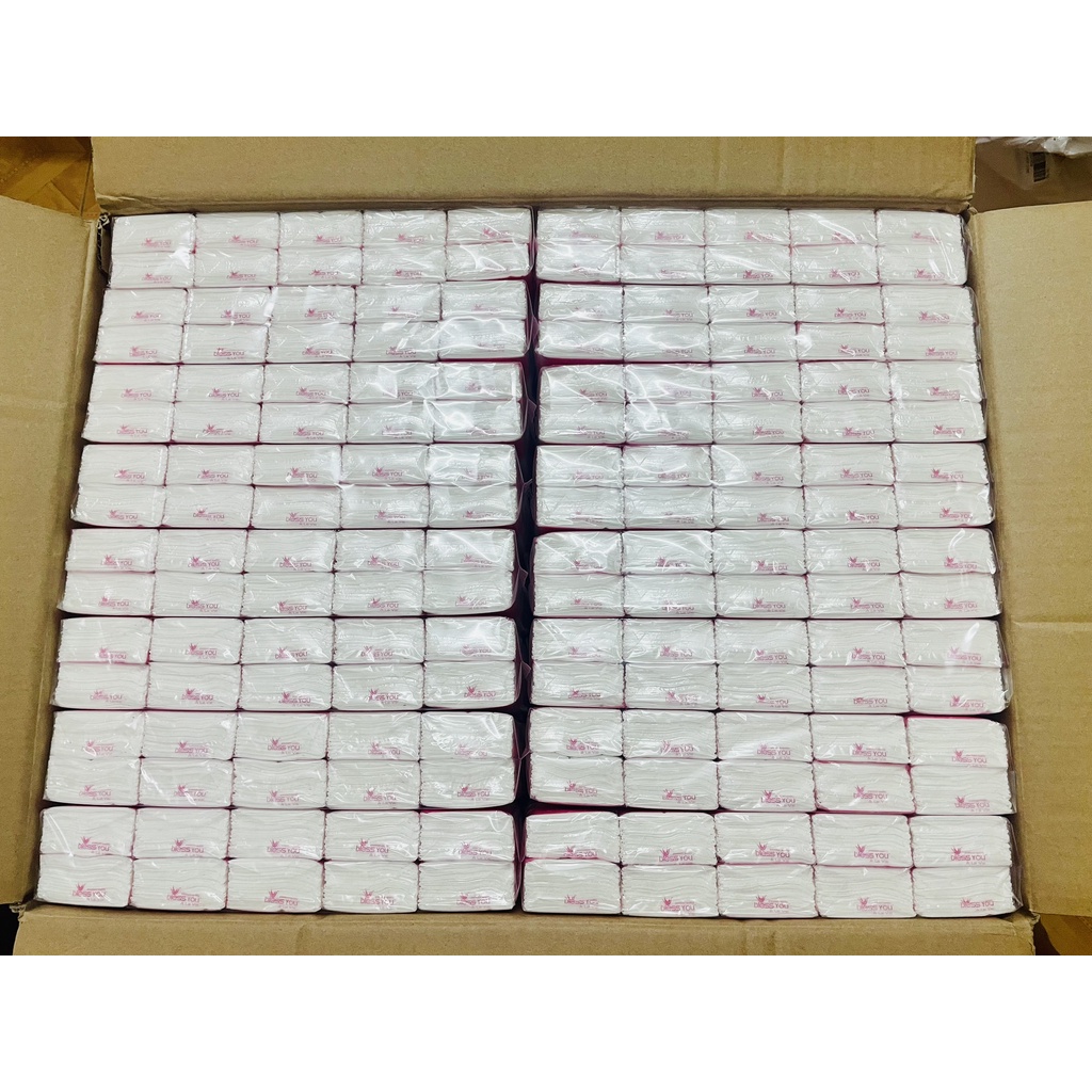 💥Lốc 10 Gói Khăn Giấy Bỏ Túi Cao Cấp Bless You 12 tờ 3 lớp - HTpaper