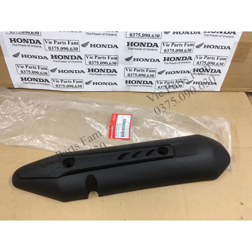 Vỉ pô, ốp pô chống nóng AB 110 đời đầu/ AB 110 Fi 2007-2010, hàng din Honda mới 100%