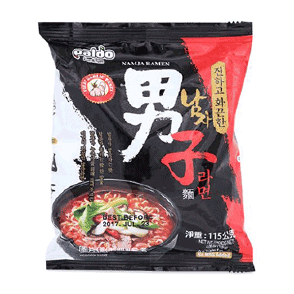 Mì Vị Tỏi Cay Namja Ramen Paldo Gói 115G