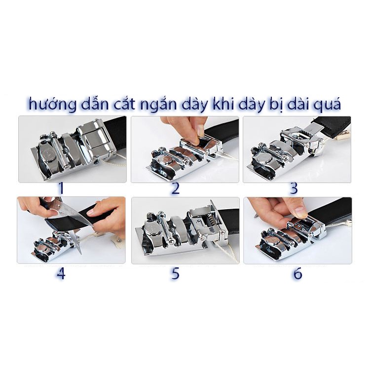 HÀNG HIỆU/Thắt Lưng Da Nam Khóa Tự Động Cao Cấp Dây Nịt Nam Da Bò 100% Chính Hãng  Mầu Vàng Bạc Nam Tính... | BigBuy360 - bigbuy360.vn