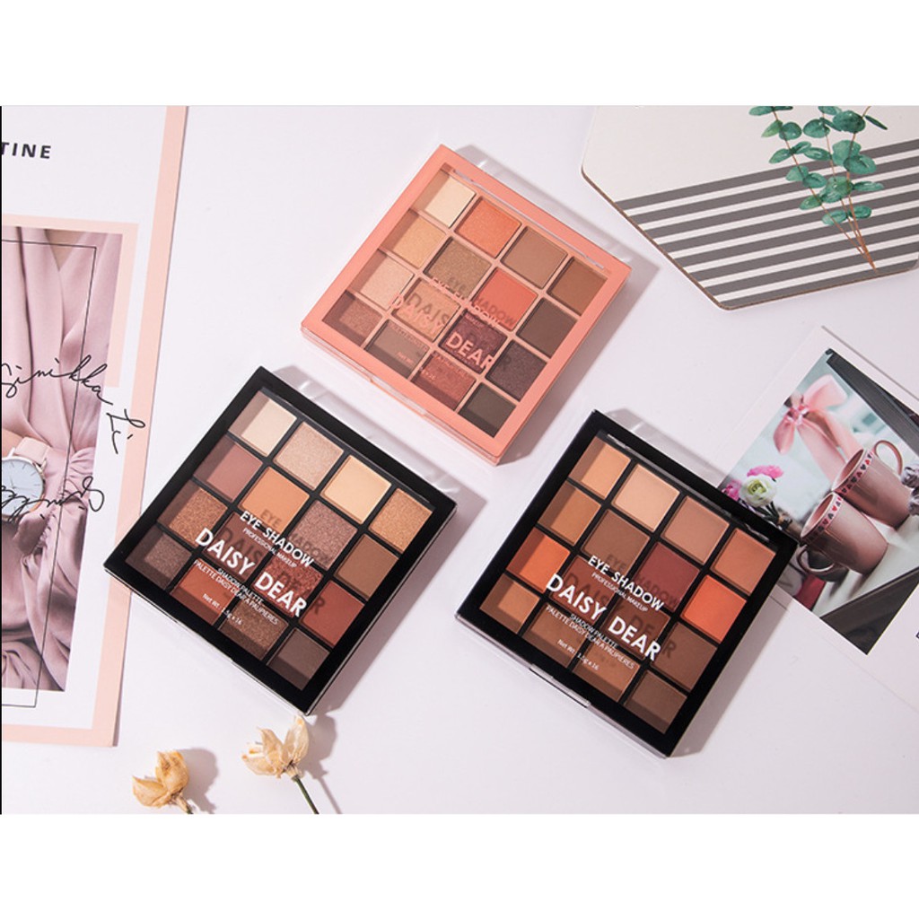 Phấn Mắt 16 Ô DAISYDEAR LX404 Tone Tây Kèm Cọ Chính Hãng Nội Địa | BigBuy360 - bigbuy360.vn