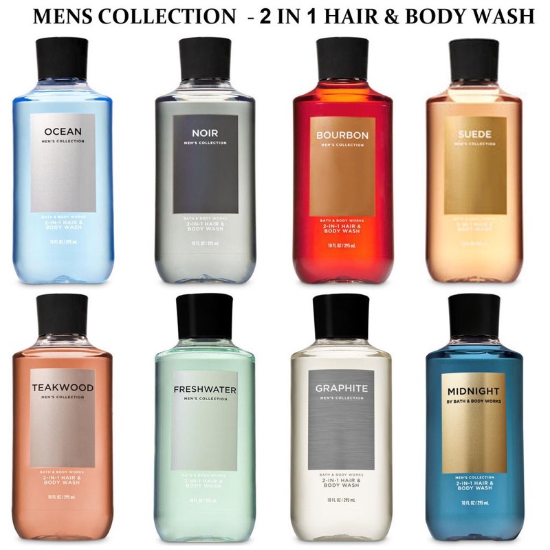 Tắm gội nam 2 in 1 Bath &amp; Body Works Hair + Body Wash For Men 295ml
