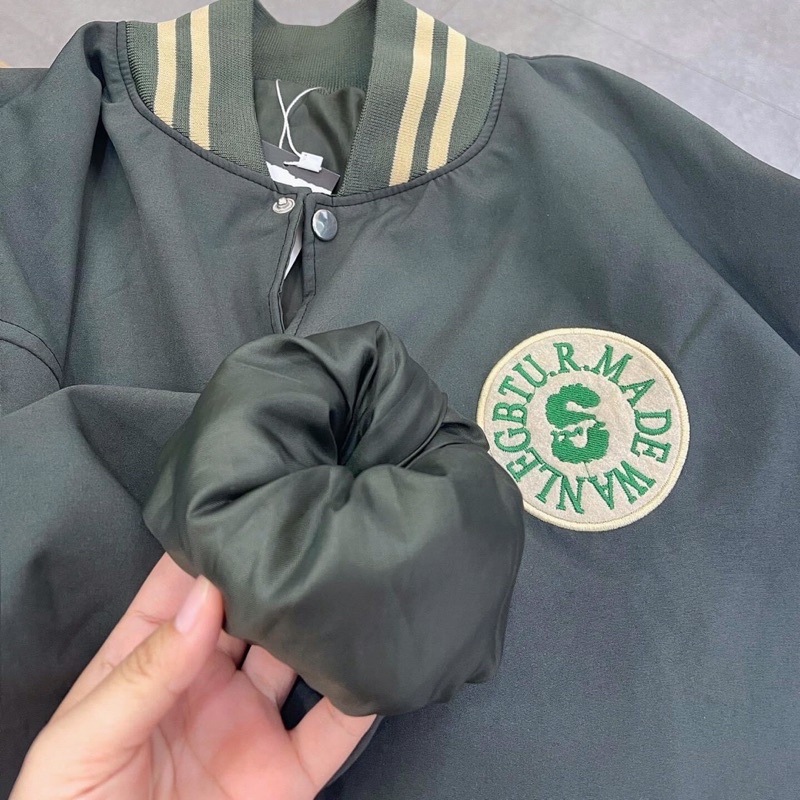 Áo Khoác Bomber Dù Unisex LOGO STU HOT2022 ulzzang NBC