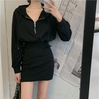 Đầm body tay dài