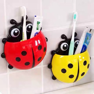 Combo 2 hộp Đựng chải hình bọ dừa,giác hút ở phía sau giúp gắn vào gương, kính và gạch dễ dàng