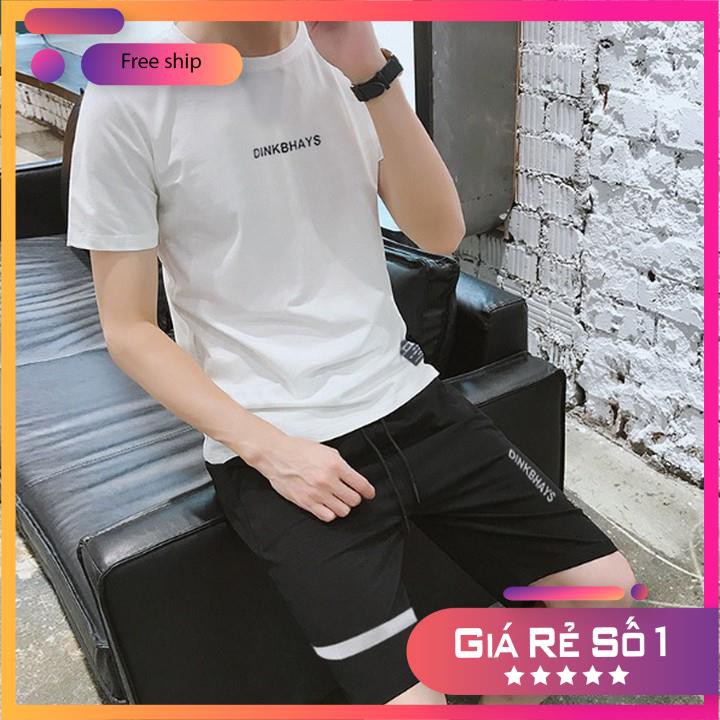 Bộ quần áo nam thể thao cộc tay mặc mùa hè in chữ ngực HAYS chất thun cotton - VIETCEN | BigBuy360 - bigbuy360.vn