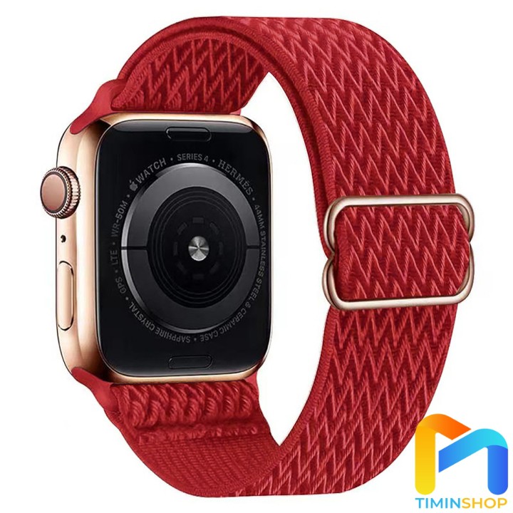 Dây Apple Watch series 3/ 4/ 5/ 6/ 7 SE - Chất Nylon, khóa trượt