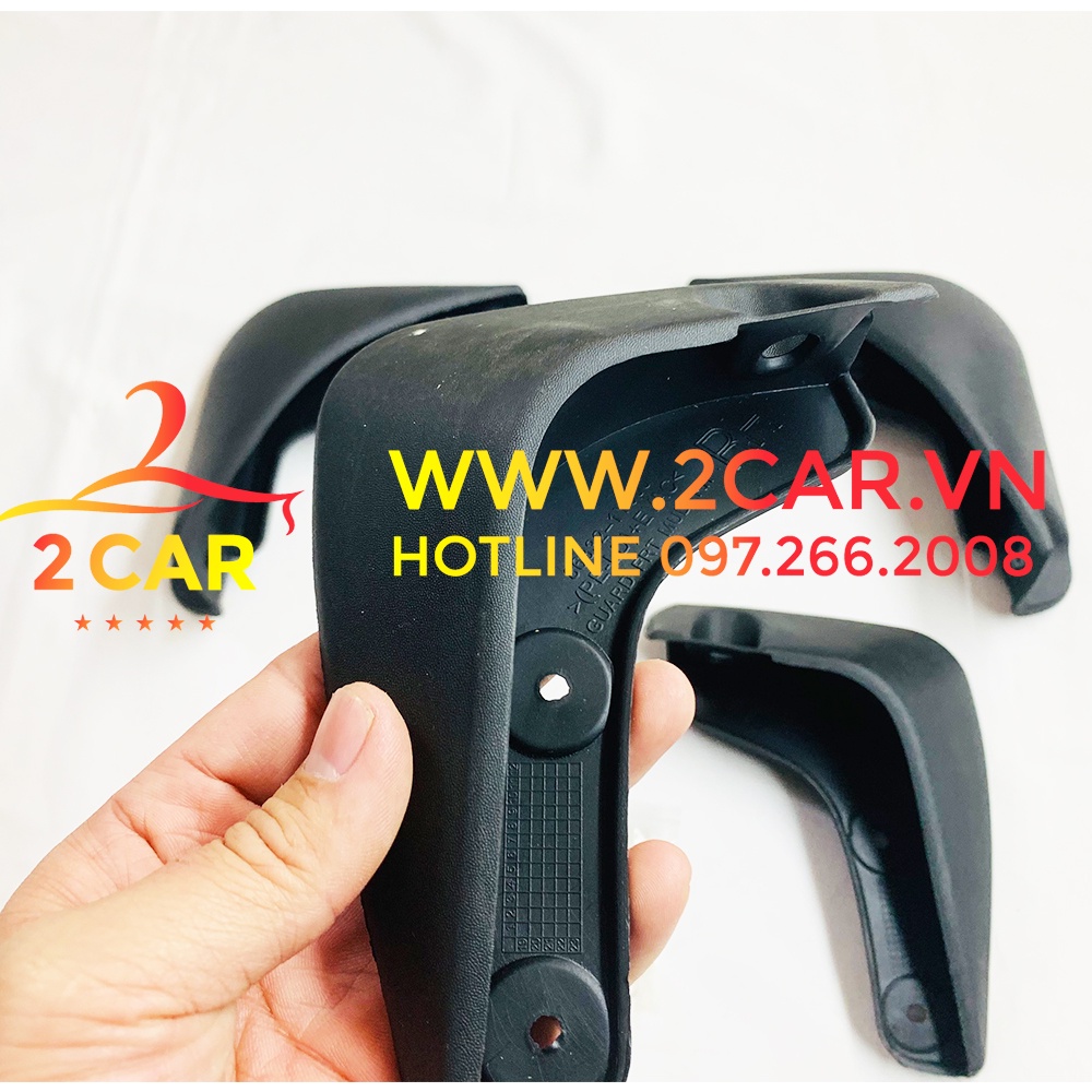 Chắn Bùn Nhựa Dẻo Xe Kia Morning 2003-2022, bộ 4 miếng kèm ốc vít