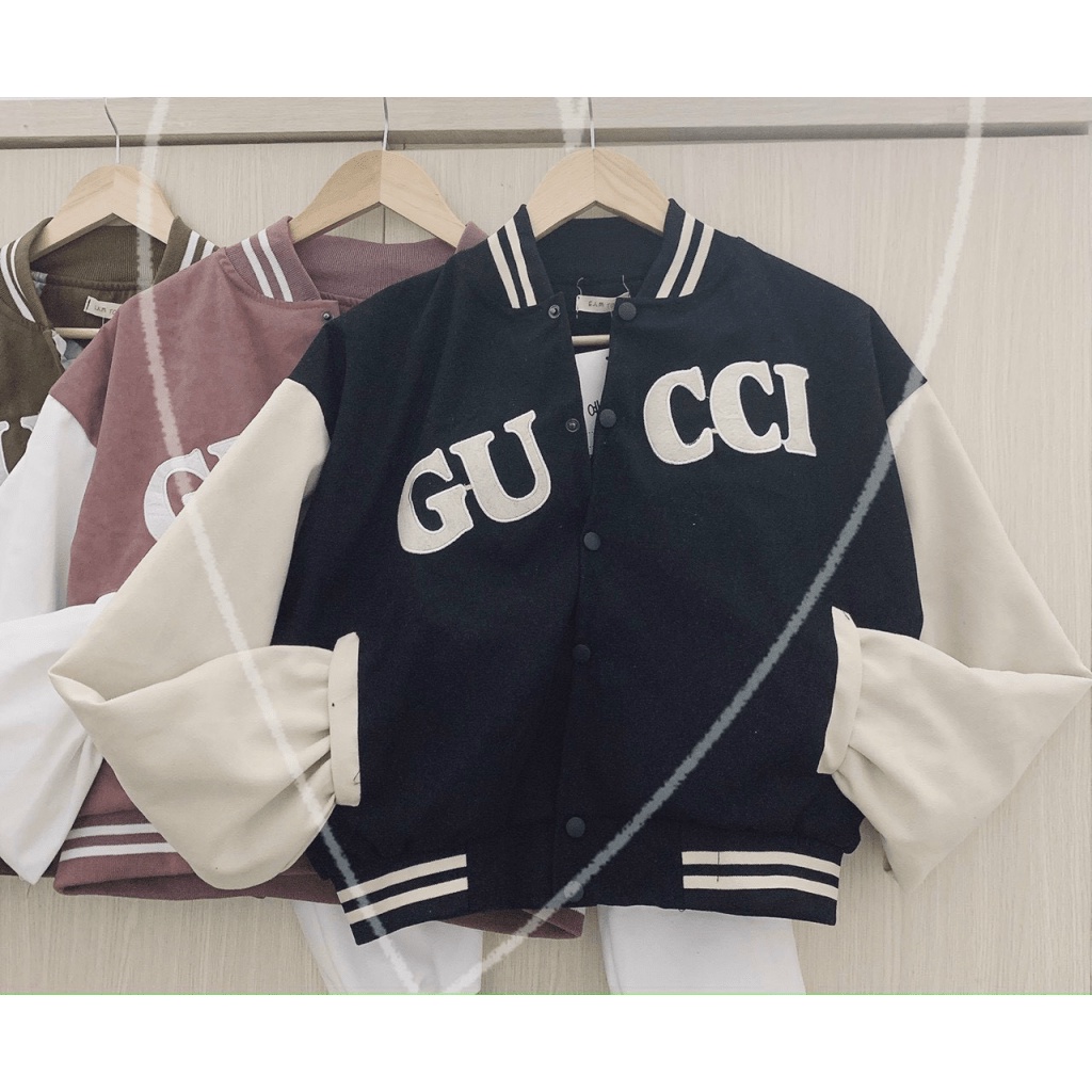 ÁO KHOÁC NỮ  PHỐI HAI  THOI TRANG GUGU ĐẸP SANG CHẤT LIỆU DA LỘN CAO CẤP THỜI TRANG VALENTINA