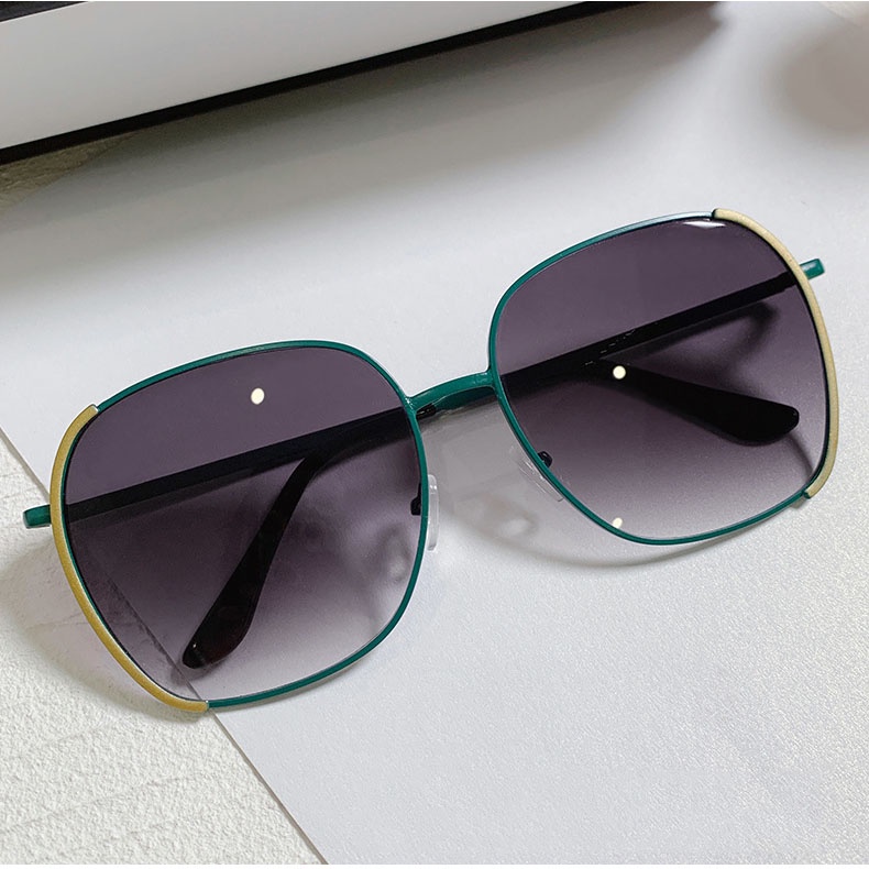 Kính mát thời trang K17 đỏ lưới mới dành cho nam và nữ Phiên bản Hàn Quốc chống tia cực tím gọng hợp kim thép