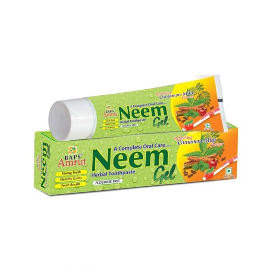 Kem đánh răng hương quế Neem Gel, kem bảo vệ nướu ngừa sâu răng Rasan