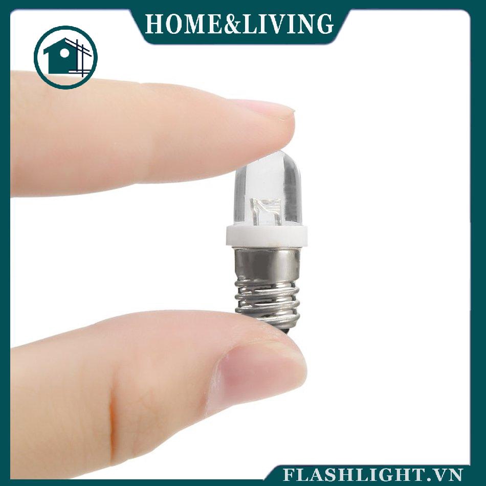 Bóng đèn LED E10 đế xoay ánh sáng trắng lạnh 6V DC