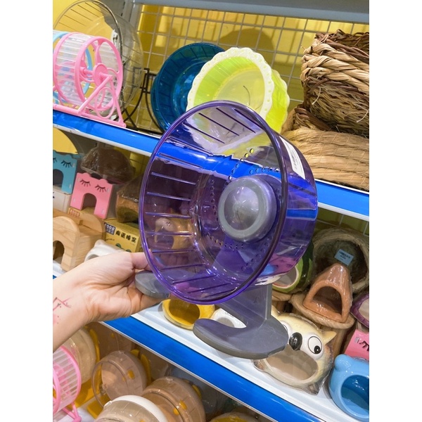 đồ chơi wheel kèm đế 17,5cm dành cho hamster, đuôi mập