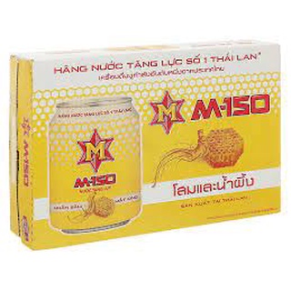 Nước tăng lực thái lan m150 vị nhân sâm mật ong thùng 24 lon 250ml