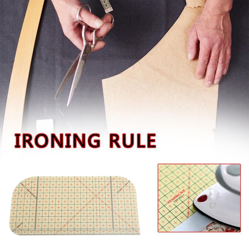 Thước Ủi Quần Áo Chống Trượt Bằng Nhựa Resin Màu Vàng