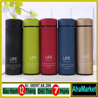 💖Bình Giữ Nhiệt💖/Xả Kho/ Bình Giữ Nhiệt Life Đặc Ruột Cao Cấp Siêu Bền 500ml - Giữ Nhiệt 12h - AHA market