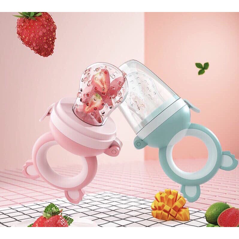 Núm Nhai ăn dặm , núm nhai Cho Bé Tập Ăn Dặm, núm nhai chống hóc cho bé, có tác dụng thay thế núm vú giả