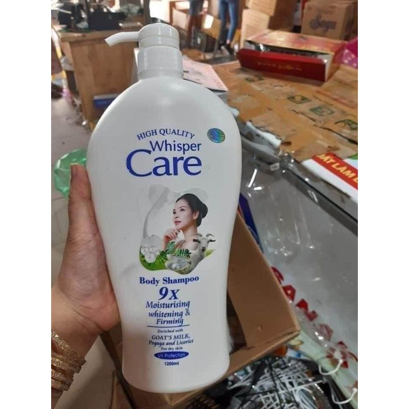 🔰 [ CHẤT LƯỢNG ] Sữa Tắm Dê White Care 9x 1200ml ✅