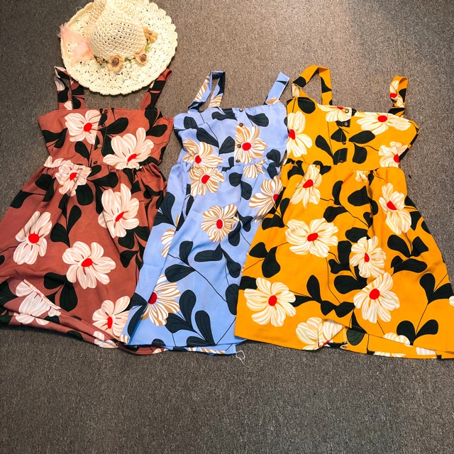 Váy xòe hai dây hoa đang cực hot | BigBuy360 - bigbuy360.vn