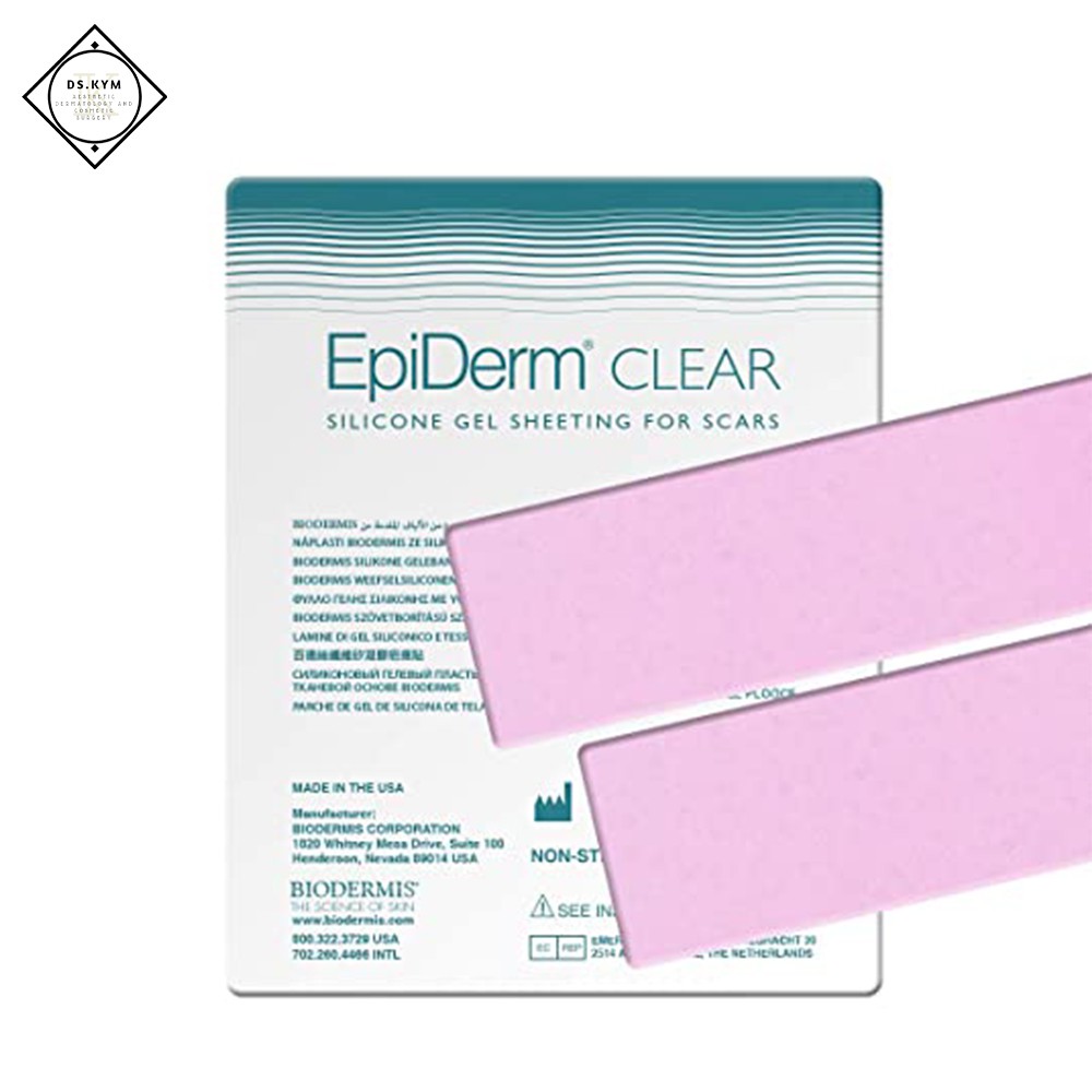 Dán Sẹo Thẩm Mỹ Epiderm Epiderm 3,6x15cm Biodermis Màu Trong