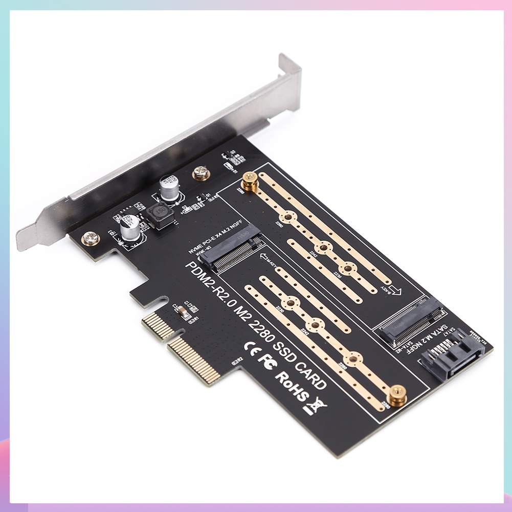 Thẻ chuyển đổi mở rộng M.2 NVME sang PCIE SSD sang PCI-E 3.0 X4 SATA | BigBuy360 - bigbuy360.vn