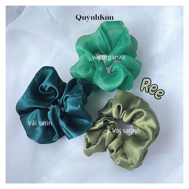 [GAM XANH LÁ] Scrunchie QK