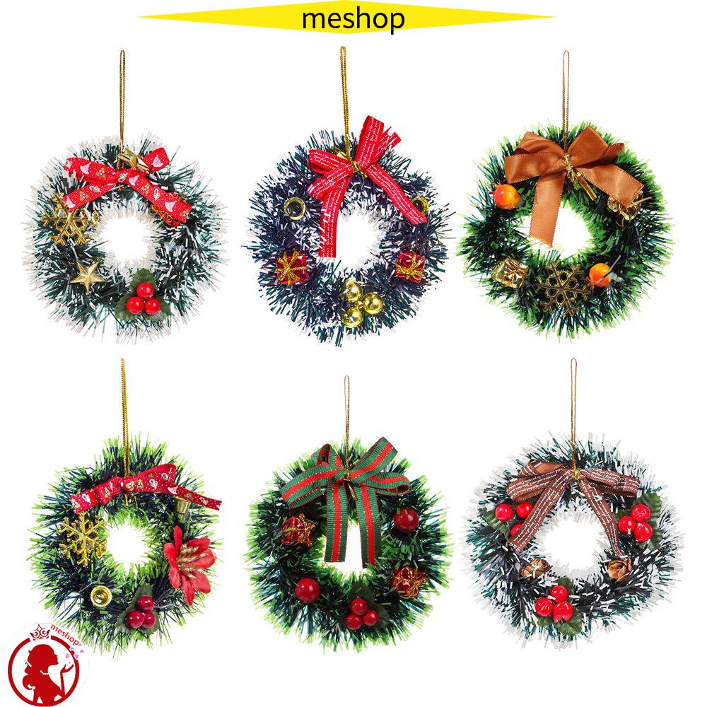 Vòng Nguyệt Quế Mini Handmade Treo Cửa Trang Trí Giáng Sinh