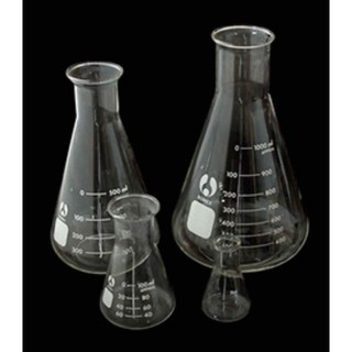 [HCM] Bình tam giác (Erlen) - Dụng cụ thí nghiệm / dụng cụ mỹ phẩm - Dung tích 100ml - 250ml - 500ml