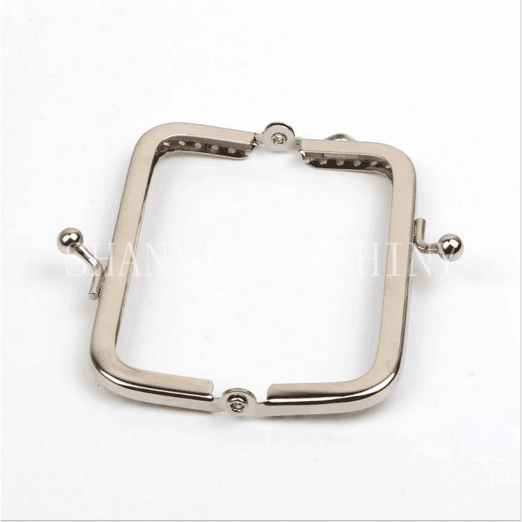 Khung ví vuông bằng kim loại DIY để làm ví cầm tay