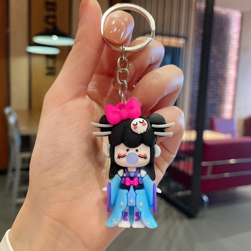 Móc Khóa Cao Su Mềm Hình Nhân Vật Hoạt Hình Anime Sáng Tạo