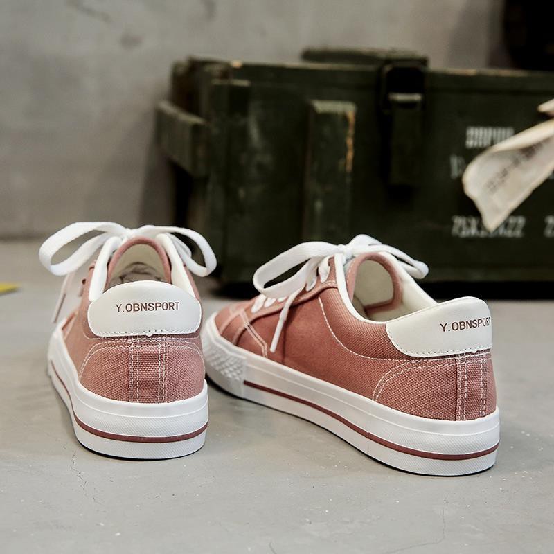 Giày bata vải canvas thời trang Hàn Quốc năm 2020 dành cho nữ
