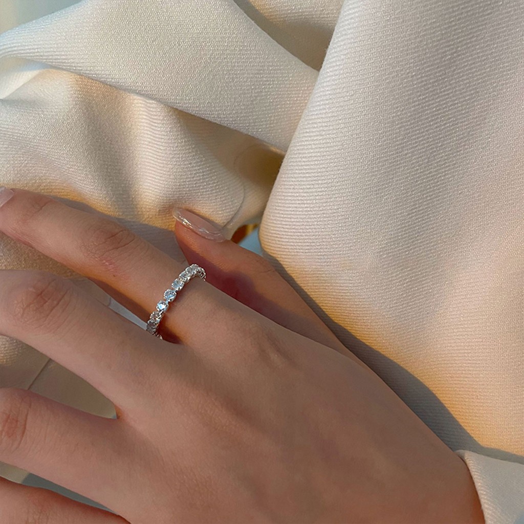 Nhẫn thời trang thiết kế tối giản có thể điều chỉnh