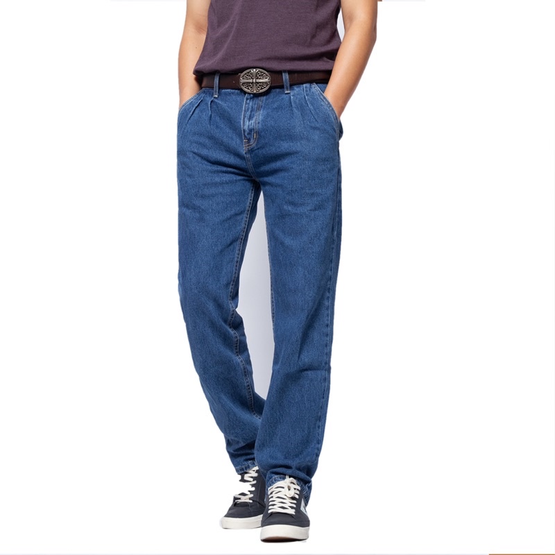 (Ảnh chụp thật )Quần Jeans nam túi chéo ống thụng dành cho các bác trung niên có 3 màu cực đẹp 🌸