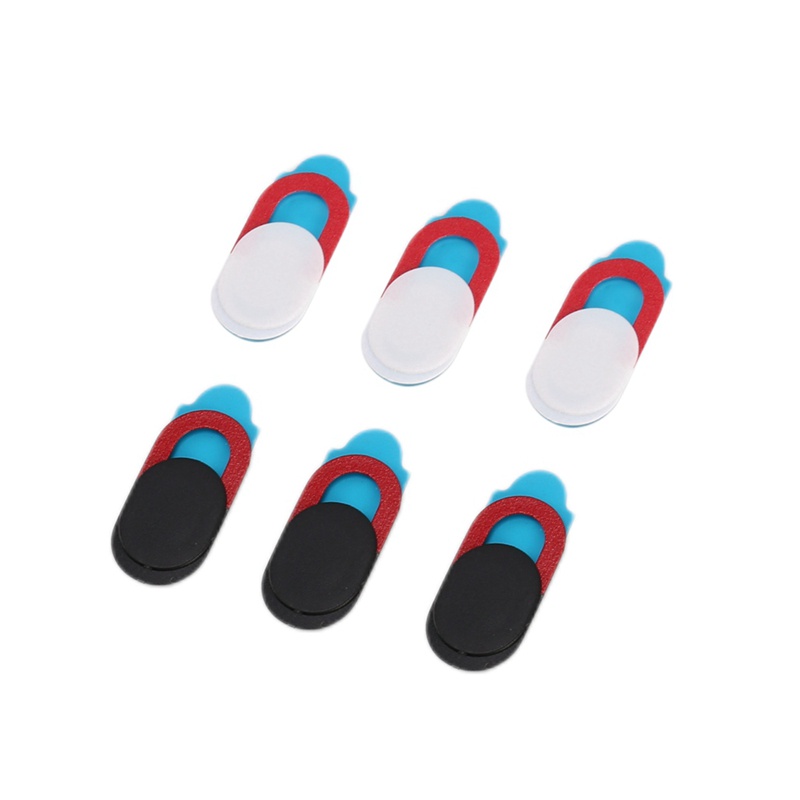 6 gói Nắp đậy Webcam Trượt siêu mỏng Nắp máy tính xách tay tròn Trượt Bảo vệ quyền riêng tư cho máy tính MacBook Pro