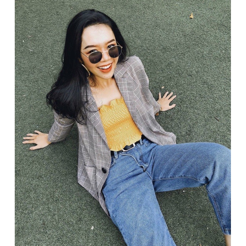 Áo Ống Nhún Siêu Phẩm Hàng Chuẩn Ulzzang