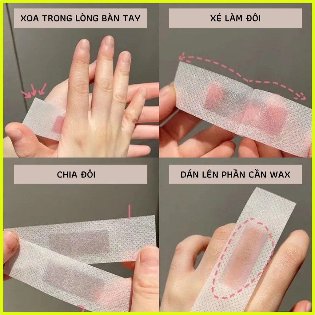 5 Miếng Wax Dán Tẩy Lông Sáp Ong