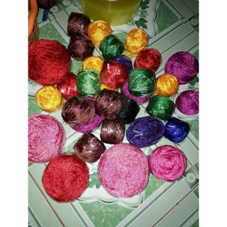 Chỉ dù đủ màu sợi 1mm cuộn tròn - 5 cuộn khoảng 30g khoảng 80 mét