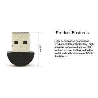 Đầu mic USB 2.0 mini chuyên dụng