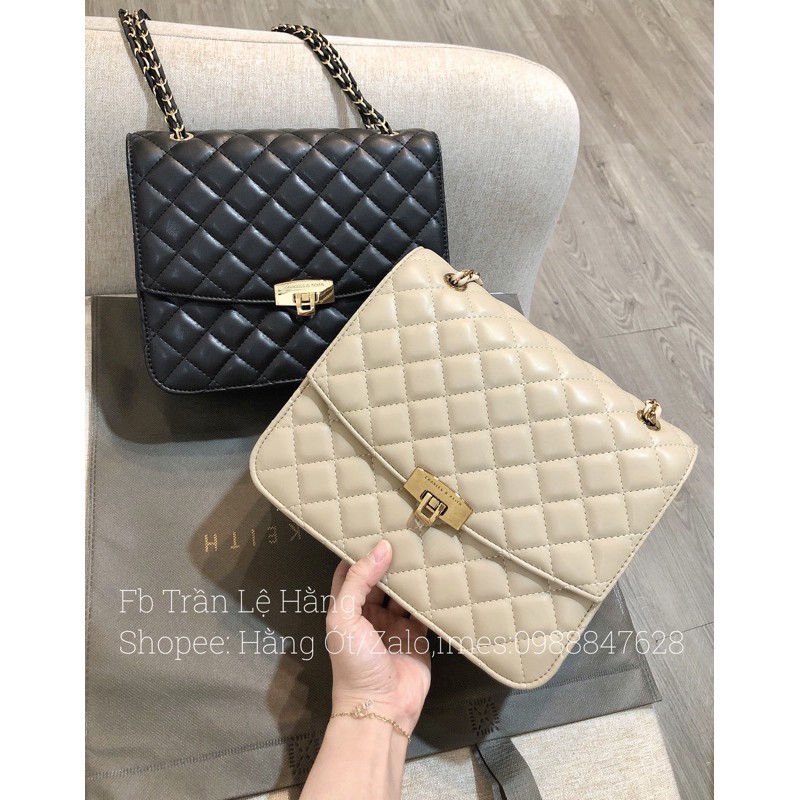 Túi Chữ NNN Chần Ô sz 24cm Hàng Xuuuấtt Chuẩn