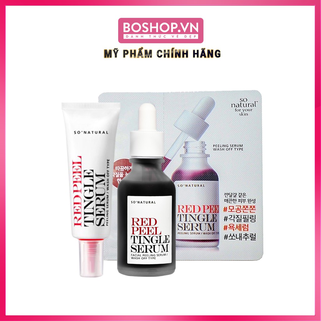 Tinh Chất Tái Tạo Da So Natural Red Peel Tingle Serum