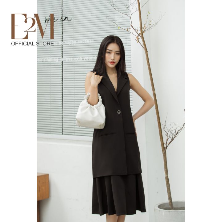 Áo Khoác Blazer Nữ Sát Nách Chất Vải Mềm Mịn Không Xùi Dáng Dài Hàng Thiết Kế Cao Cấp Form Dáng Đẹp Phong Cách Sang Chản
