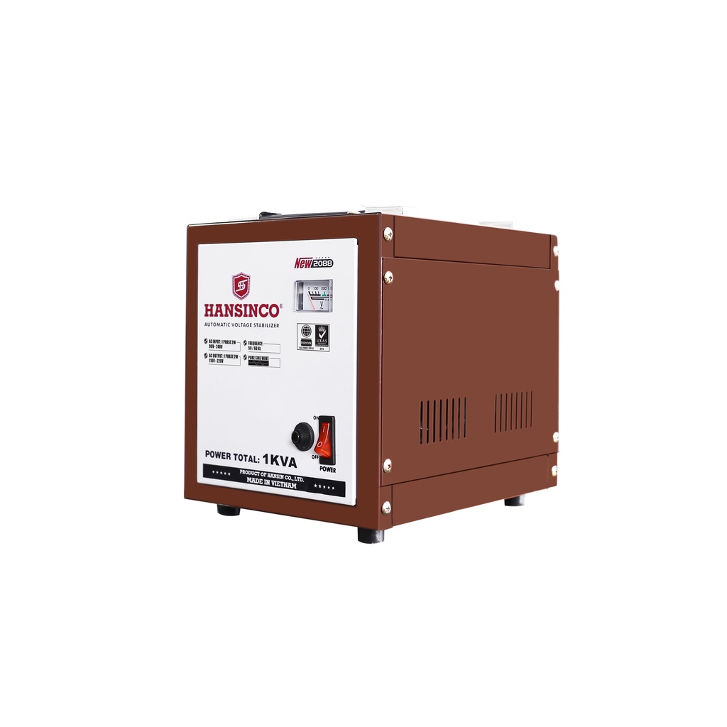 Ổn áp 1KVA 1 pha HANSINCO NEW 2088