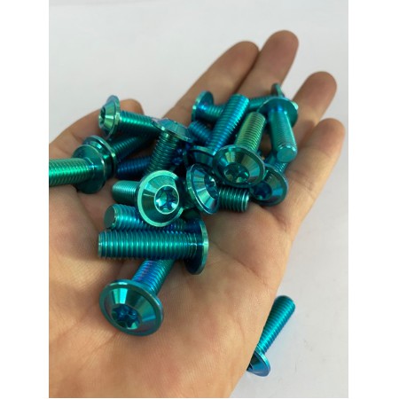 Ốc Titan GR5 8li25 xanh lục bảo loại sịn