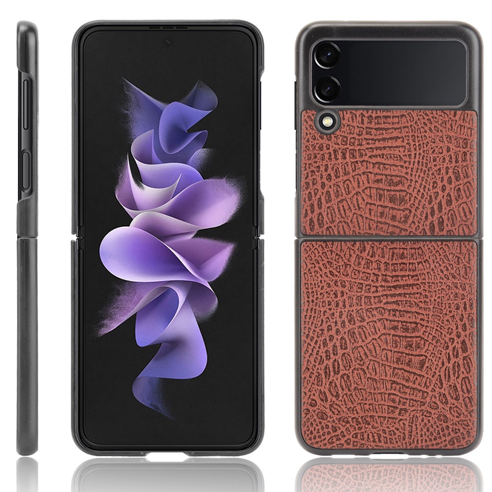 Ốp Điện Thoại Da Cá Sấu Siêu Mỏng Chống Trầy Cho Samsung Galaxy Z Flip 4 5G 2022 Z Flip 3