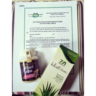 Nước rửa phụ khoa Khiết Âm ZN