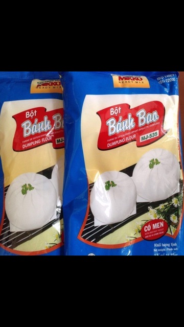 Bột bánh bao mikko 1kg - Bột làm bánh bao có men.